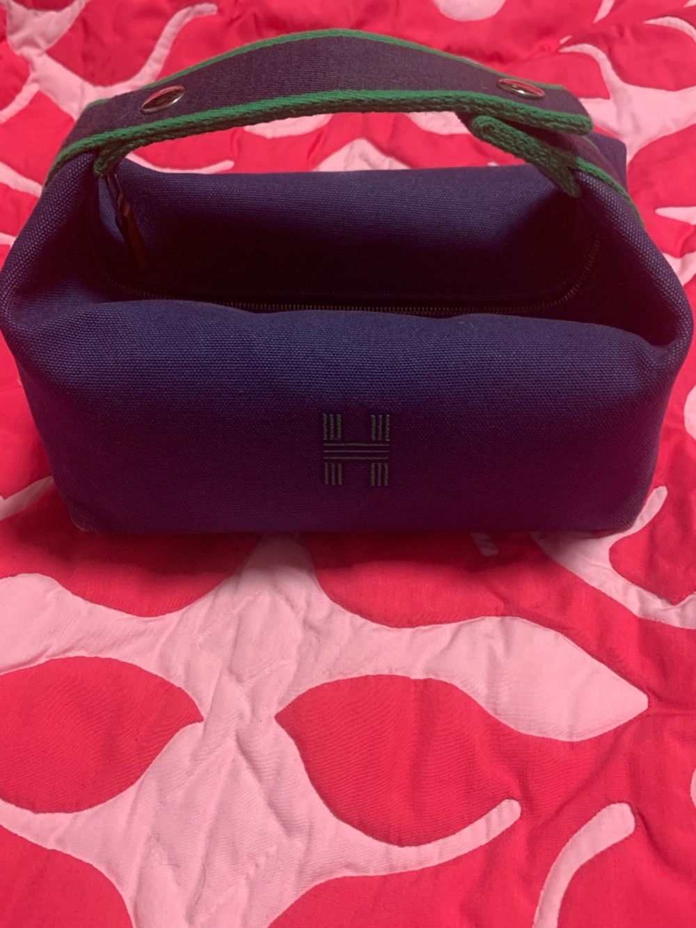 Hermès 2023 Small Canvas Bride A Brac Travel / Vanity Bag